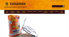 Desktop Screenshot of casamex.fr