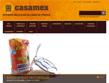 Tablet Screenshot of casamex.fr
